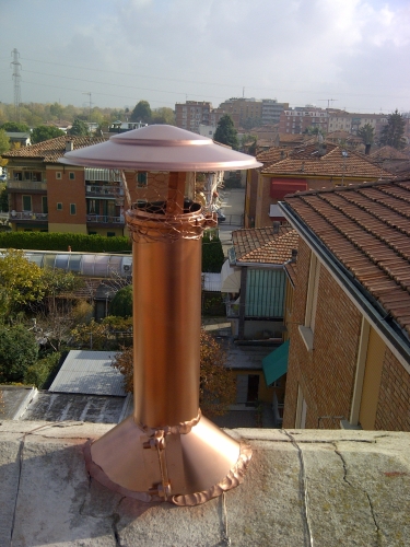 Videoispezione di una canna fumaria a Bologna